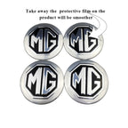 56mm Car Wheel Hub Sticker Emblem For MG Morris Garages MG 3 5 6 7 MG3 MG5 MG7 TF ZR ZS GS GT HS EZS EHS Auto Tire Accessories