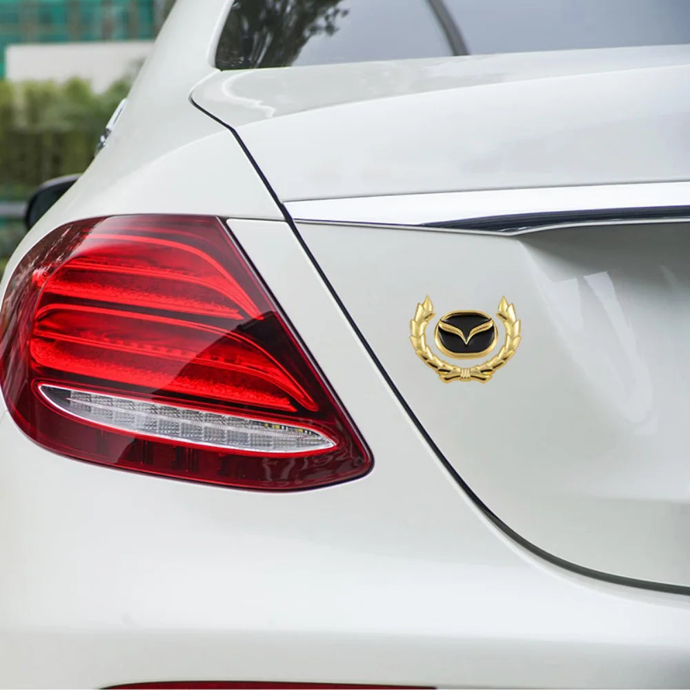 Alloy Car Styling Body Sticker Emblem for Mazda Atenza Axela Cx9 Cx7 Cx5 Rx8 Rx7 Mx3 Mx5 2 3 5 6 323 626 Speed Car Accessories