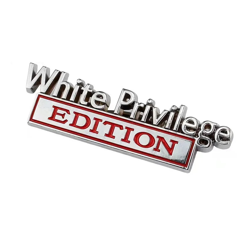 Black Privilege Edition Badge Emblem Sticker for Jeep Ford F350 F250 F150 Chevy Silverado 1500 2500 Chevrolet C10 C15