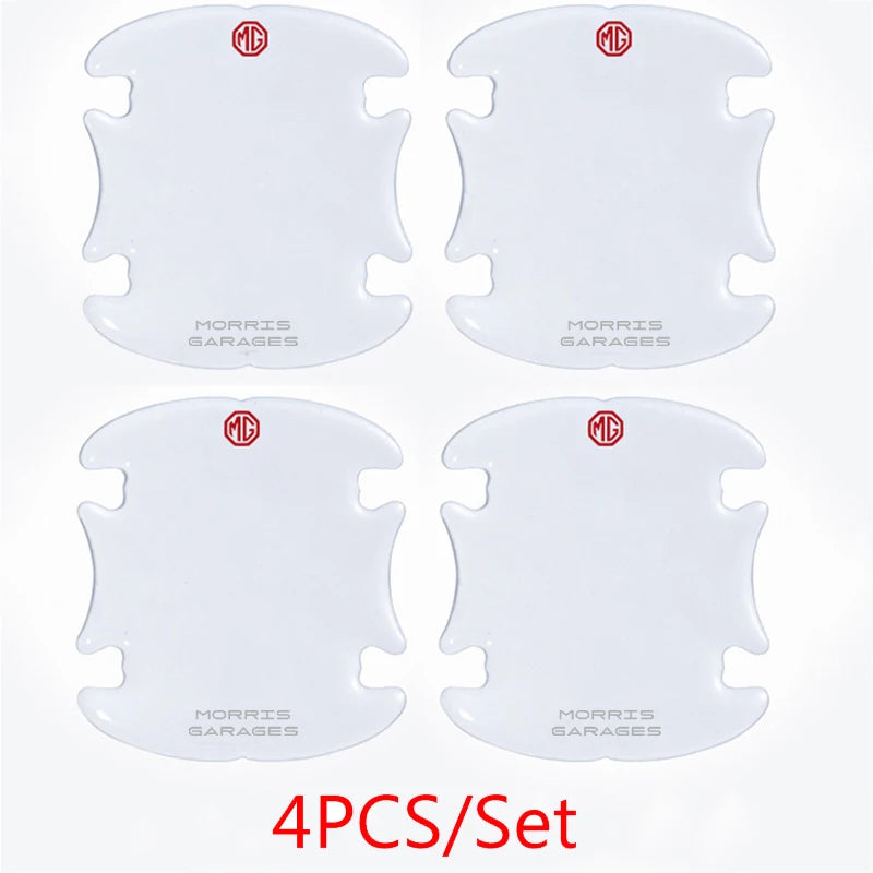 Epoxy Car Door Handle Bowl Stickers For MG Logo MG3 MG5 MG6 MG7 ZR TF ZS ES HS EZS Morris 3 GS Auto Protection Decals Decoration