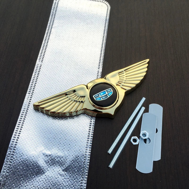 3D Car Front Grille Wings Emblem Sticker Side Badge Decal for Geely Emgrand GT EC7 EC8 X7 7 GE EV8 EX7 Vision CK GE MK bl gx7