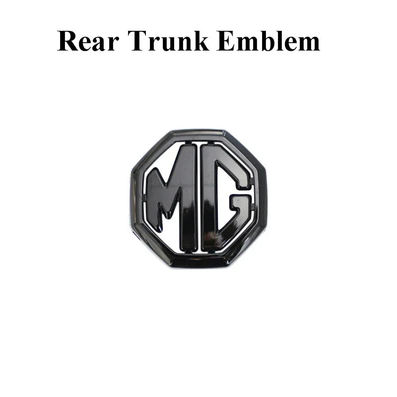 ABS Car Front Grille Rear Trunk Badge Steering Wheel Sticker Label Replacement Emblem For MG ZS Morris Garage 2017 2018 2019