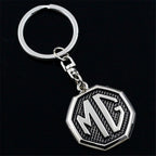 Alloy Metal Key Chain Keyring Holder Pendant For MG Morris Garage MG3 MG5 MG6 MG7 TF ZR ZS GS GT HS Auto Keychain Accessories