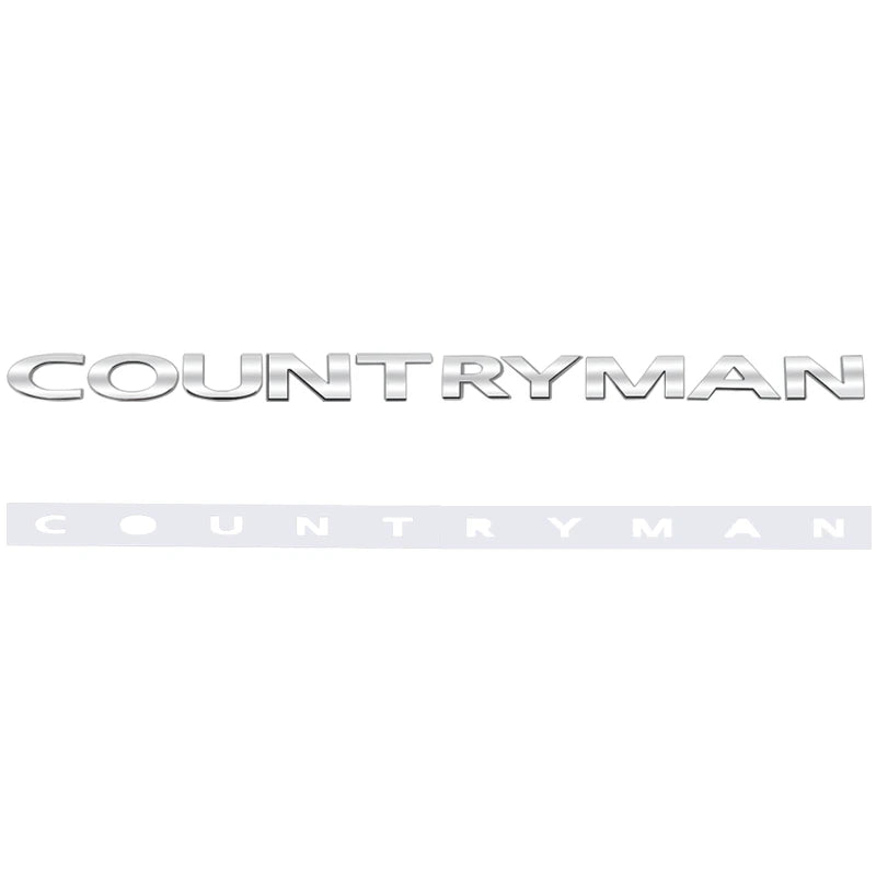 Car Body Emblem Rear Trunk Sticker Metal Letter Badge Logo For MINI Cooper S R60 F60 JCW Countryman Clubman Paceman Accessories