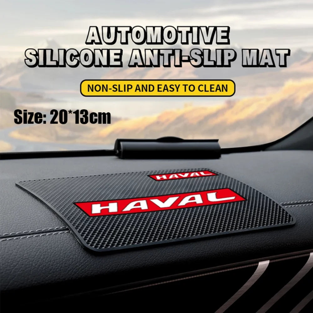 Anti Slip Mat Silicone Car Dashboard Non-Slip Mat Phone Holder Anti-skid Pad For Haval jolion F7 H6 F7x H2 H3 H5 H7 H8 H9 M4 Etc