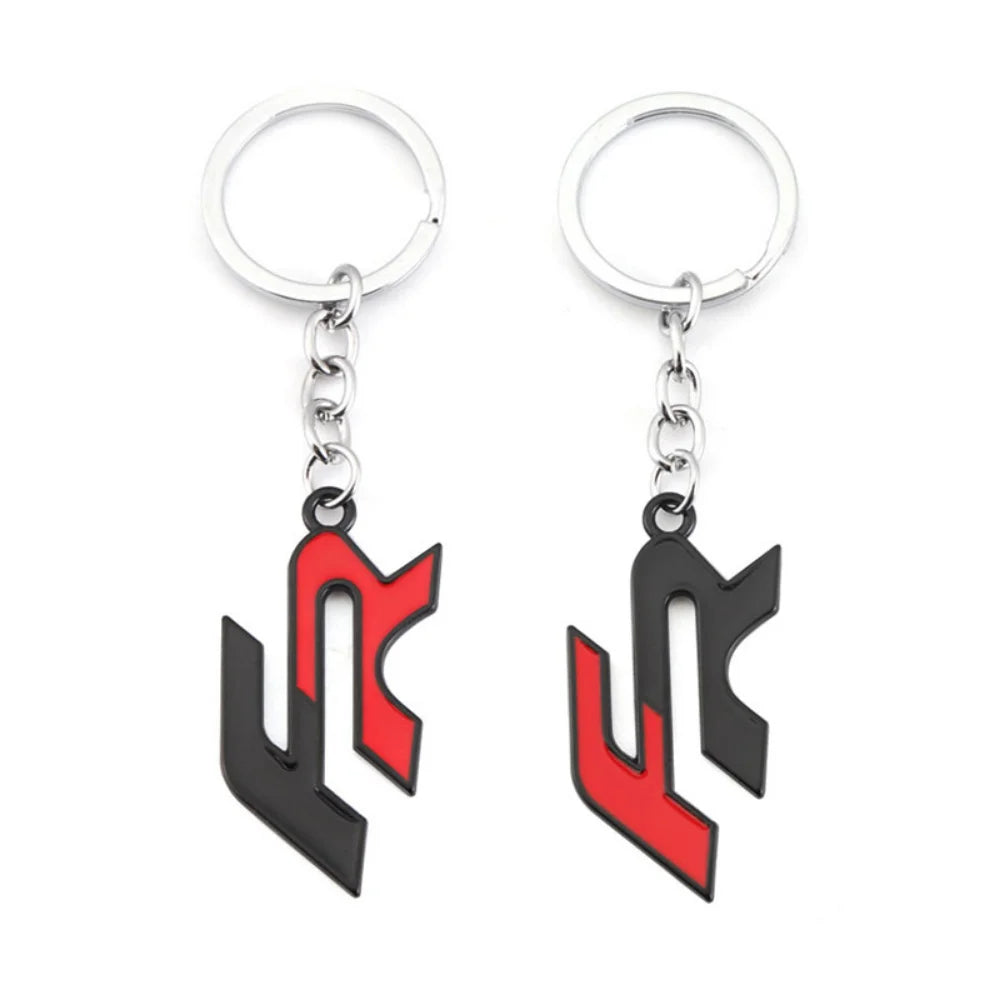 Car Metal FR Logo Keychain Keyring Key Ring Holder for Seat Ateca Leon Arona Ibiza Altea Cupra Formula Car Styling Pendant