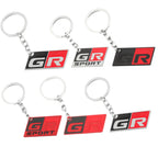 Car Keychain Key Ring for Toyota GR Sport Yaris CHR GR86 Supra Corolla Prius Venza Premio Avalon Celica Aygo Sequoia Rav4 Prado