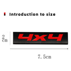 Car Sticker V6 V8 4x4 Logo Emblem Badge Decals for Opel Passat Seat Peugeot BMW Audi Jeep Honda Ford KIA Volvo Mazda Lexus