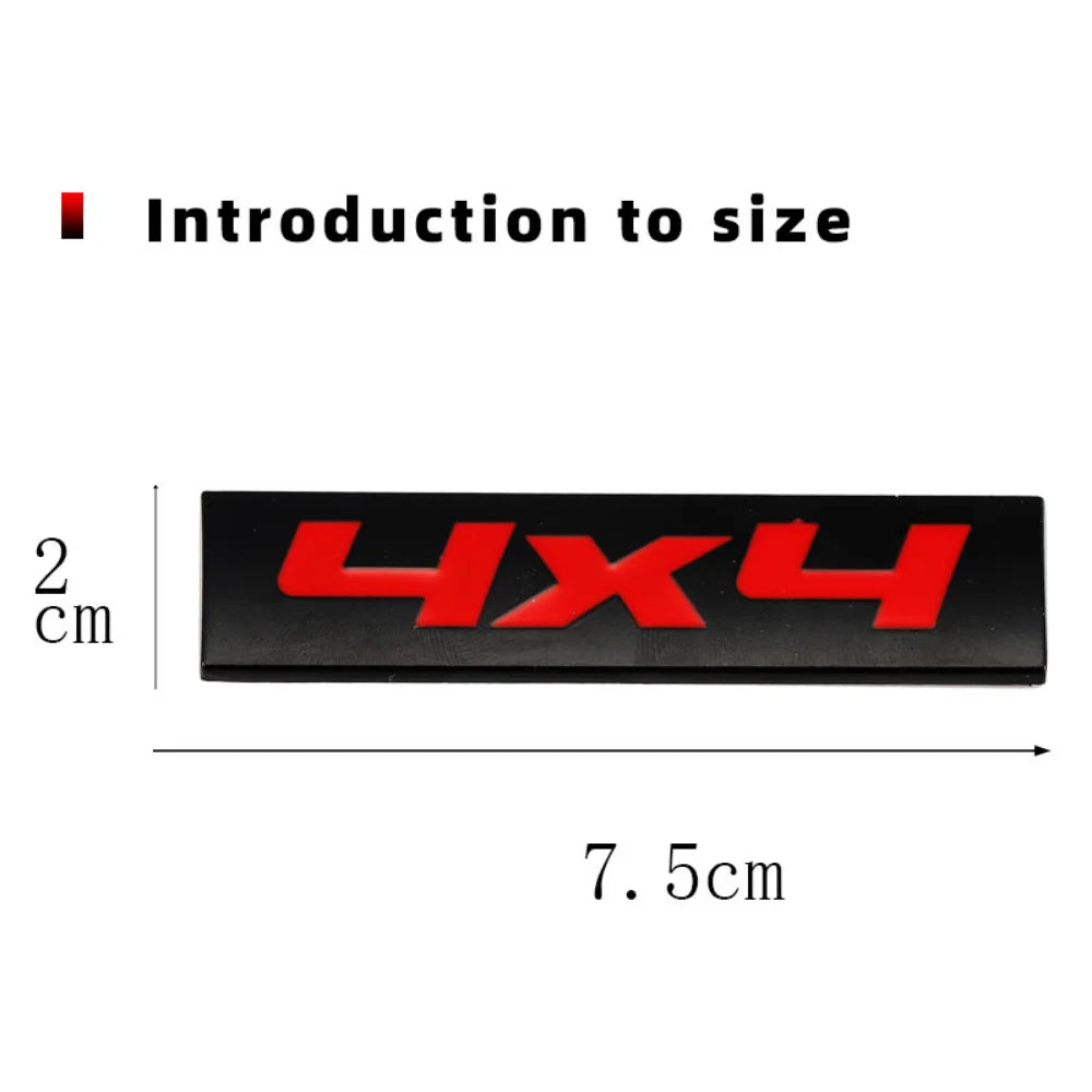 Car Sticker V6 V8 4x4 Logo Emblem Badge Decals for Opel Passat Seat Peugeot BMW Audi Jeep Honda Ford KIA Volvo Mazda Lexus