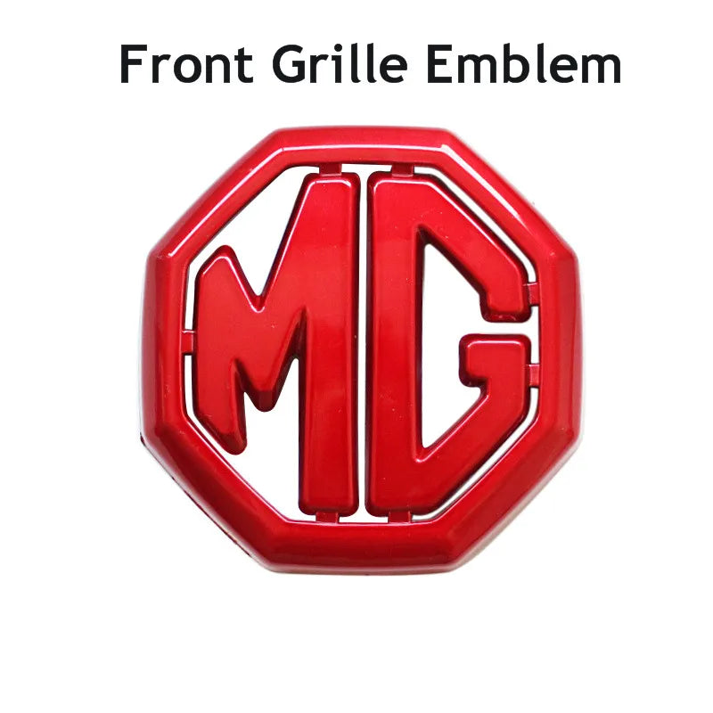 ABS Car Front Grille Rear Trunk Badge Steering Wheel Sticker Label Replacement Emblem For MG ZS Morris Garage 2017 2018 2019