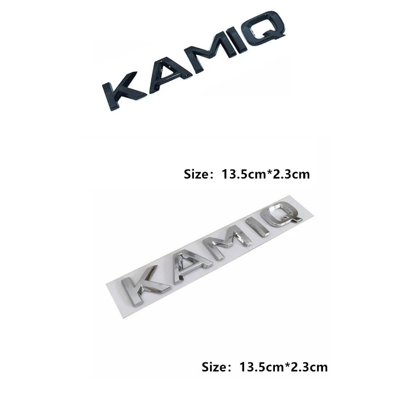 Car Rear Trunk Emblem Stickers Side Badge 4x4 Logo Octavia A7 Tour RS Rapid Kodiaq Superb Kamiq Yeti Karoq Accessories