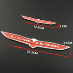 Metal Car Styling Trunk Body Sticker Trail Hawk Emblem Side Fender Decal for Jeep Cherokee Wrangler Compass Cherokee TJ JK JL