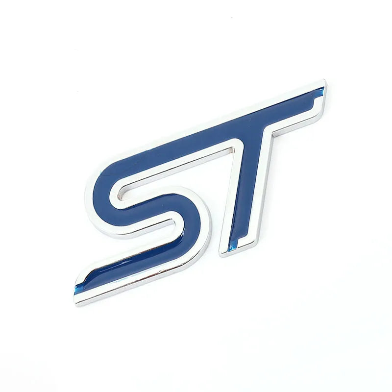 Metal Car Stickers Front Emblem Grille Badge for Ford ST Logo Focus Mustang Transit Mondeo Fusion Ranger Galaxy MK2 MK3 F150 MK5