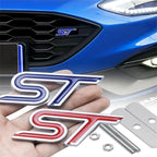 Metal Car Stickers Front Emblem Grille Badge for Ford ST Logo Focus Mustang Transit Mondeo Fusion Ranger Galaxy MK2 MK3 F150 MK5