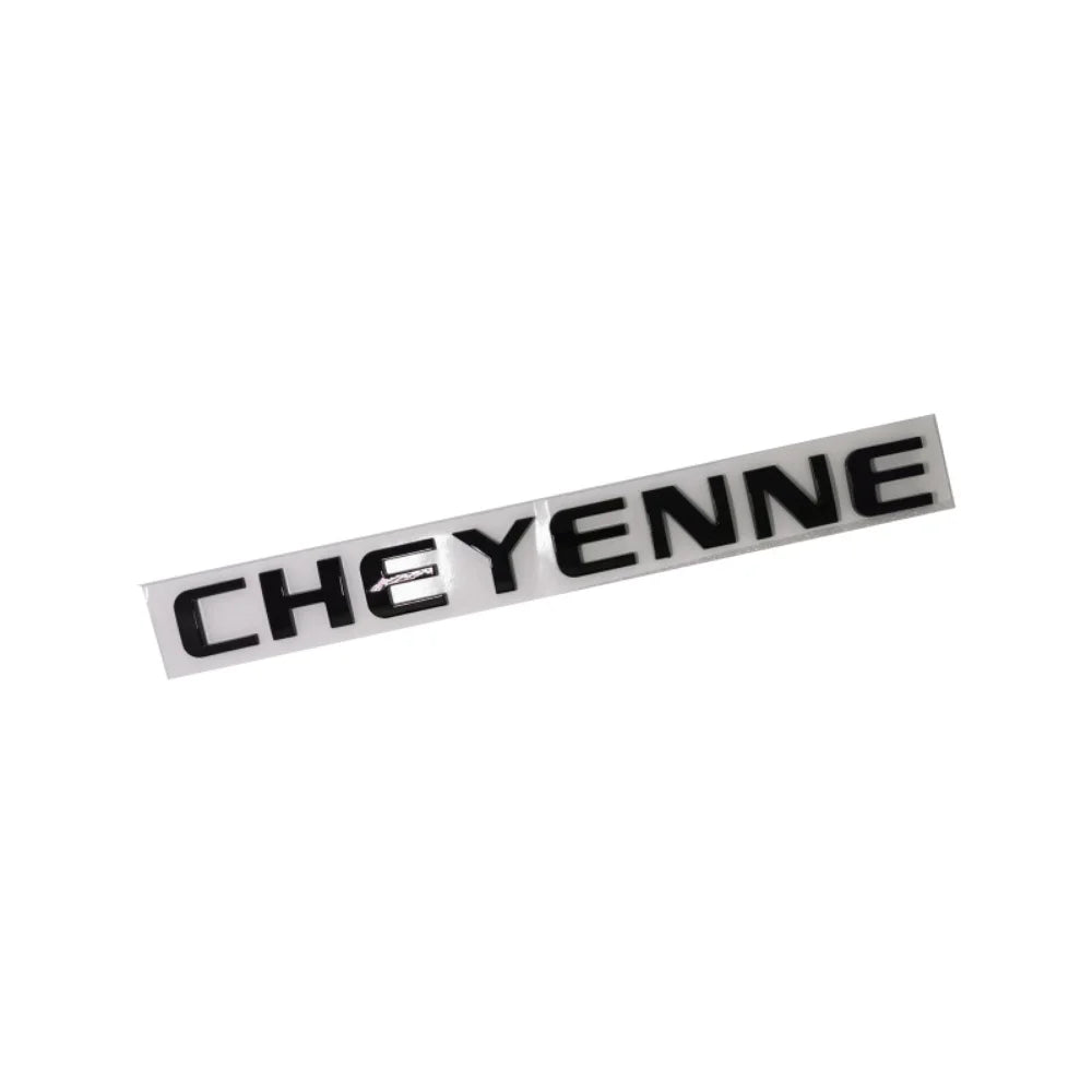 3D ABS Front Rear Tail Badge Car CHEYENNE Logo Emblem for Chevrolet Cruze Lacetti Trax Chevy Silverado Cavalier Aveo Captiva