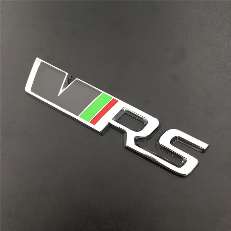 Alloy Car Front Grille Emblem Badge Stickers for Skoda VRS 2 A7 Tour RS Octavia Superb Fabia Rapid Kodiaq Yeti Karoq Accessories