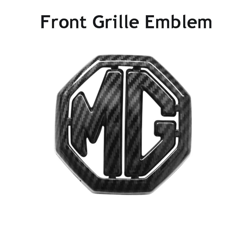 ABS Car Front Grille Rear Trunk Badge Steering Wheel Sticker Label Replacement Emblem For MG ZS Morris Garage 2017 2018 2019