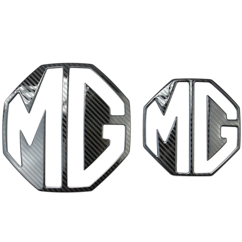 Car Front Grille Emblem Rear Boot Logo Sticker For MG MG6 ZS Morris Garage Stainless Steel Automobile Refitting Accessories