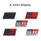 3D Metal Car Sticker GR Sport Logo Badge Emblem Decal for Toyota HV GR Sport YARiS GRMN RZ RC RS Prius Lexus Harrier GR Sticker