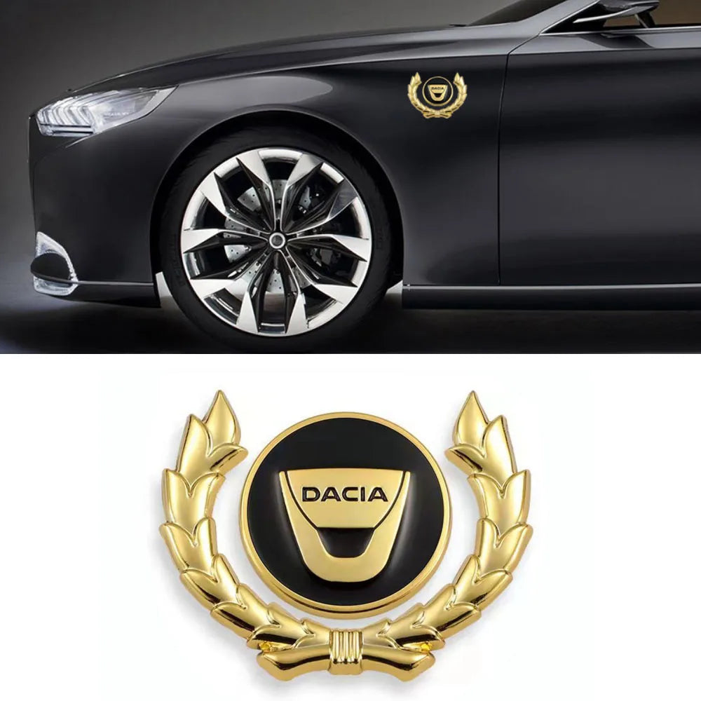 Alloy Car Body Sticker Emblem for Dacia Duster 2020 Logan Dokker Sandero Lodgy Stepway 1310 MCV 2 Spring Car Styling Accessories