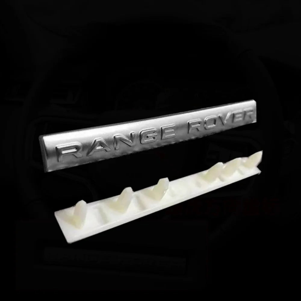 ABS Car Steering Wheel Center Emblem for Defender Range Rover Discovery Square-shape Badge with Buckle Interior Auto Accessories