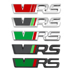 Car Side Stickers Rear Trunk Emblem Badge Decals for Skoda VRS Logo Kodiaq Karoq 2 A7 RS Superb Octavia Fabia Rapid Accessories