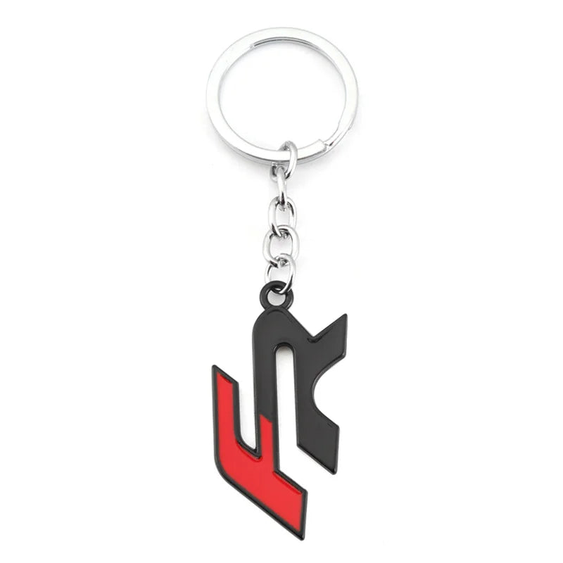 Car Metal FR Logo Keychain Keyring Key Ring Holder for Seat Ateca Leon Arona Ibiza Altea Cupra Formula Car Styling Pendant