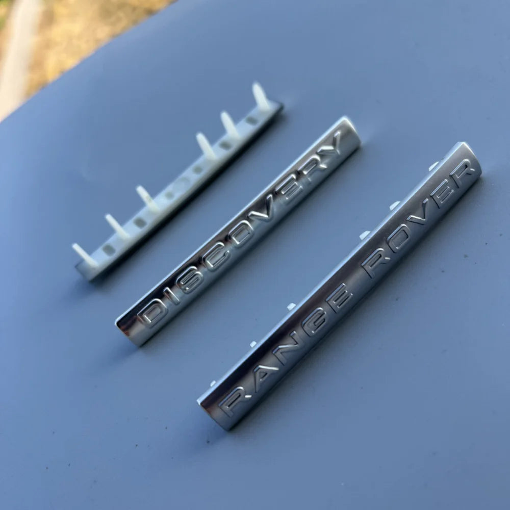 ABS Car Steering Wheel Center Emblem for Defender Range Rover Discovery Square-shape Badge with Buckle Interior Auto Accessories