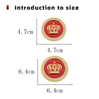 3D Crown Diamond Car Crown Gold Royal Sticker Wings Emblem Badge for BMW Toyota Ford Audi Honda Opel Car Stickers Imperial Crown