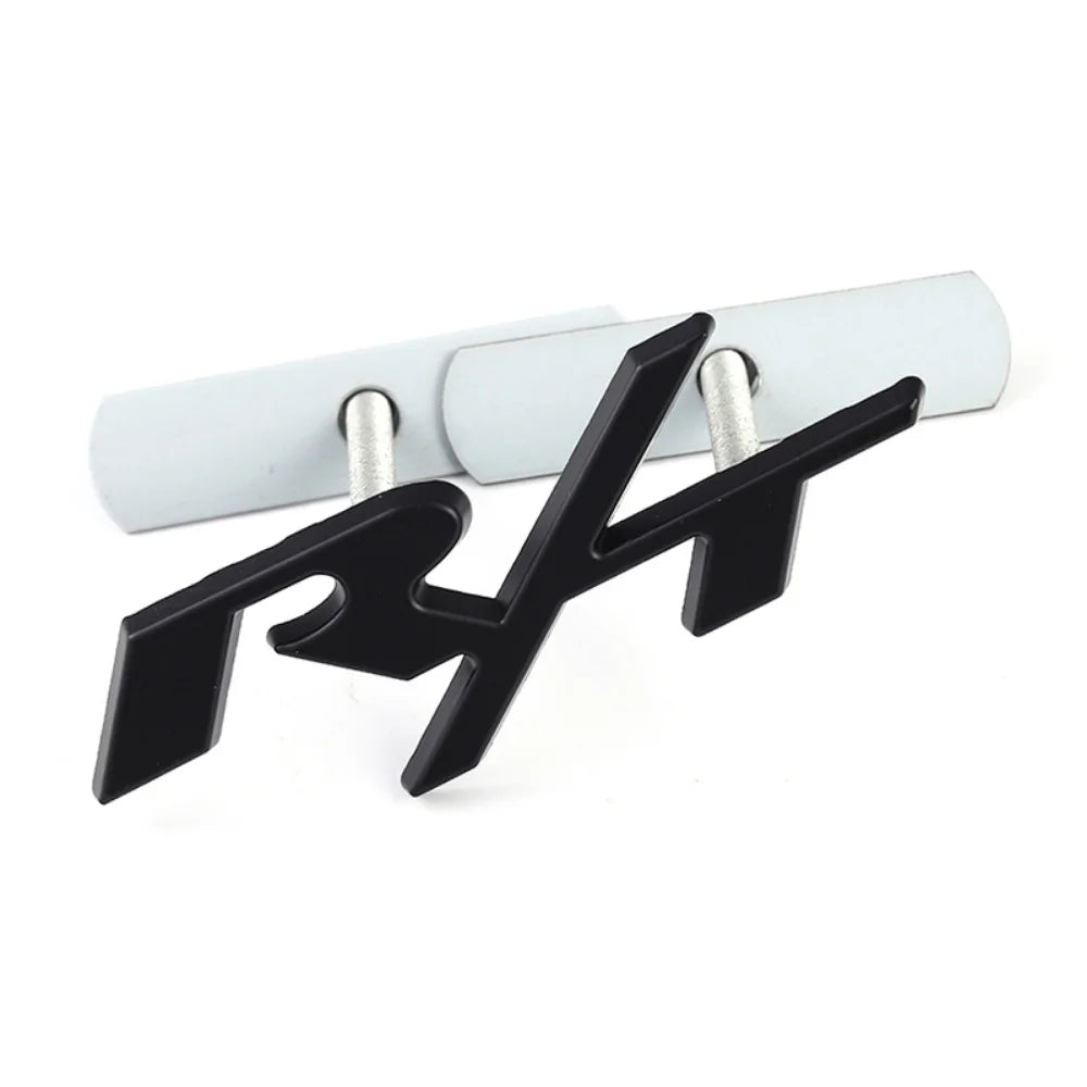 Car Front Grille Emblem for Dodge RT Logo RAM Journey Charger Jcuv Challenger Caliber Nitro Alloy Auto Body Styling Accessories