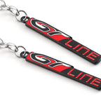 Car GT Line Keychain for Peugeot GT RCZ 3008 5008 308 508 KIA Forte Optima Picanto Stinger Sorento Renault Clio Grandtour Megane