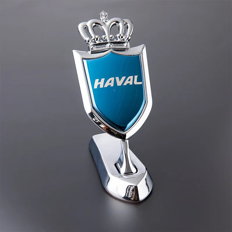 Metal Car Body Front Hood Emblem Sticker Decal Auto Styling Accessories for Haval H1 H2S H4 H6 C50 E F5 F7X Coupe H7 H8 H9 IF M6