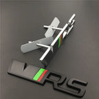 Alloy Car Front Grille Emblem Badge Stickers for Skoda VRS 2 A7 Tour RS Octavia Superb Fabia Rapid Kodiaq Yeti Karoq Accessories