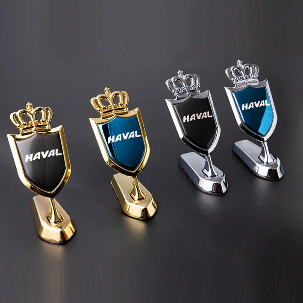 Metal Car Body Front Hood Emblem Sticker Decal Auto Styling Accessories for Haval H1 H2S H4 H6 C50 E F5 F7X Coupe H7 H8 H9 IF M6