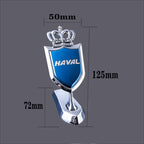 Metal Car Body Front Hood Emblem Sticker Decal Auto Styling Accessories for Haval H1 H2S H4 H6 C50 E F5 F7X Coupe H7 H8 H9 IF M6
