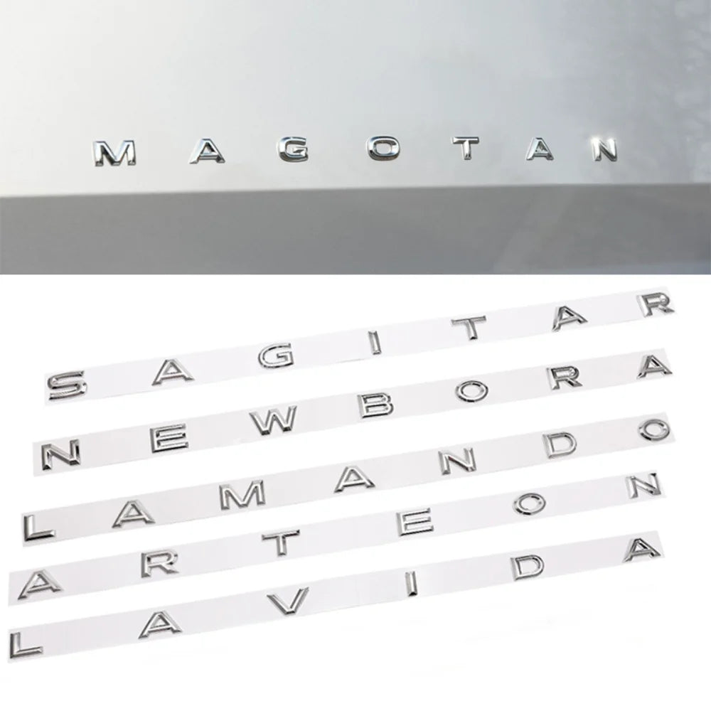 ABS Car Rear Modification Sticker for Vw GOLF PHIDEON TIGUAN SHARAN L MAGOTAN LAVIDA NEWBORA SANTANA PASSAT SAGITAR JETTA ARTEON