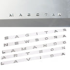 ABS Car Rear Modification Sticker for Vw GOLF PHIDEON TIGUAN SHARAN L MAGOTAN LAVIDA NEWBORA SANTANA PASSAT SAGITAR JETTA ARTEON