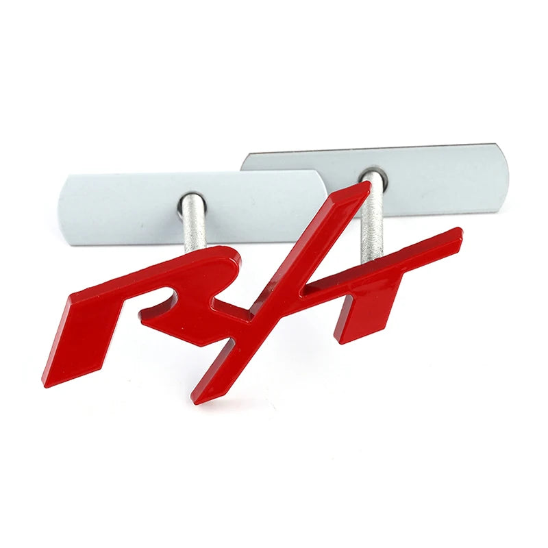 Alloy Car Front Grille Emblem For Dodge R/T Logo RAM Journey Charger Jcuv Challenger Caliber Nitro Auto Body Sticker Styling