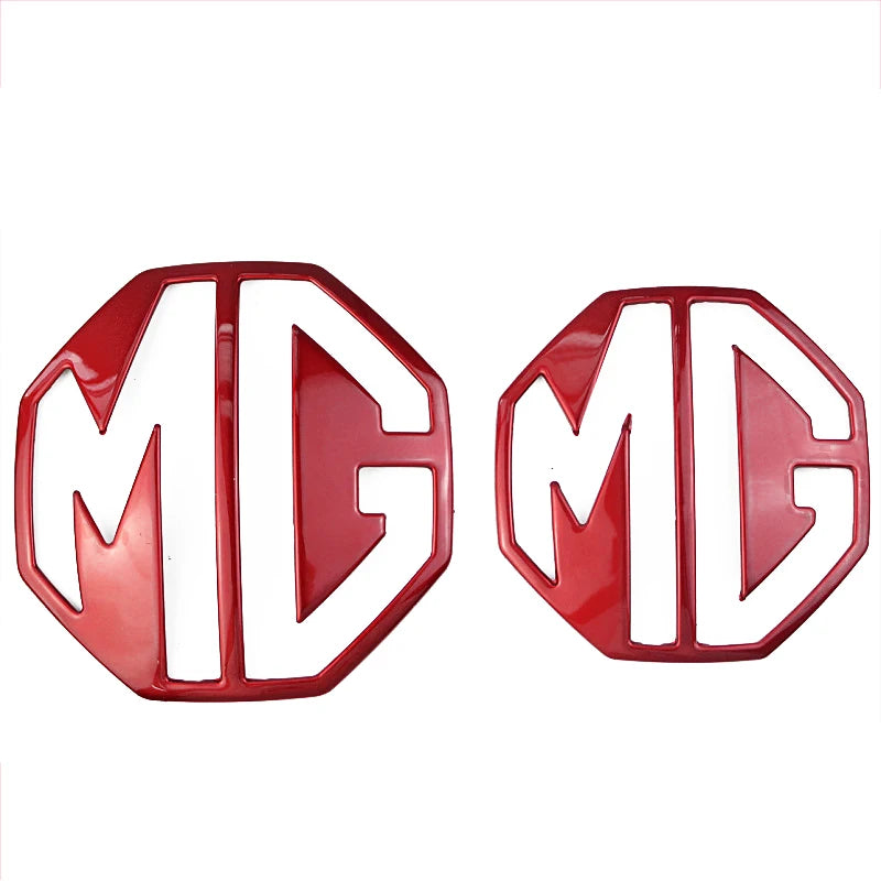 Car Front Grille Emblem Rear Boot Logo Sticker For MG MG6 ZS Morris Garage Stainless Steel Automobile Refitting Accessories