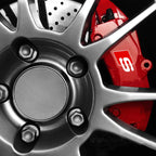 6pcs Caliper Car Sticker Wheel Hub Refitted Decals for Audi Quattro Sline RS Logo A3 A4 A5 A6 Q3 Q5 Q7 RS3 RS4 RS5 RS6 RS7 Sport