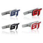 3D Metal GT Car Rear Trunk Emblem Sticker Decals Front Hood Grill Grand Tour for Ford Mustang Focus Mk 1 2 3 7 Mondeo BMW X6 X5