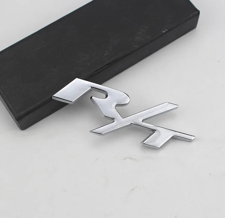 Alloy Car Front Grille Emblem For Dodge R/T Logo RAM Journey Charger Jcuv Challenger Caliber Nitro Auto Body Sticker Styling