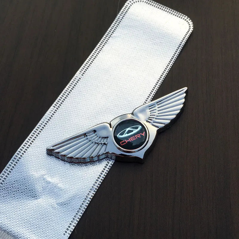 Metal Car Grille Emblem Styling Fender Stickers For Chery fulwin Arrizo qq tiggo 3 5 t11 a1 a3 a5 amulet m11 fora Accessories