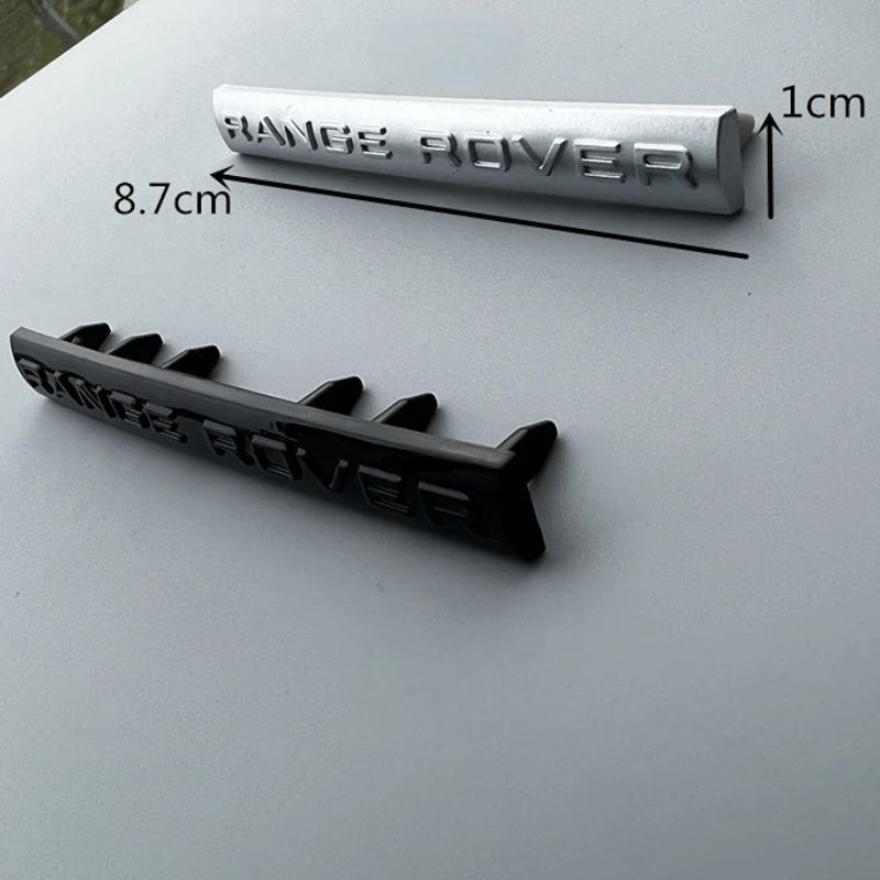 ABS Car Steering Wheel Center Emblem for Defender Range Rover Discovery Square-shape Badge with Buckle Interior Auto Accessories