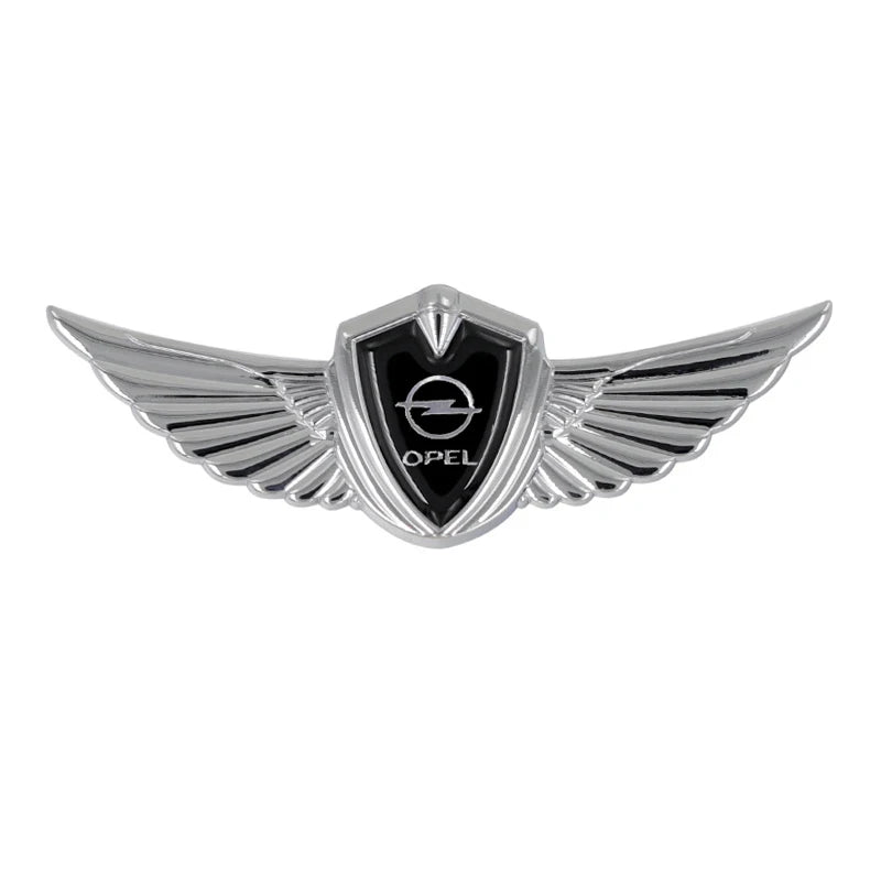 Car Hood Badge Wings Metal Styling Sticker Body Decoration for Opel Insignia omega Astra h g Corsa d Meriva Vectra Mokka Zafira
