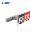 Car Front Grille Badge Decorative Emblem for Toyota GR Sport MN Rav4 Yaris Camry Crown Prado Aqua Auris Levin Corolla Avensis