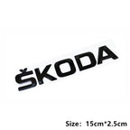 Car Rear Trunk Emblem Stickers Side Badge for Skoda 4x4 Logo Octavia A7 Tour RS Rapid Kodiaq Superb Kamiq Yeti Karoq Accessories