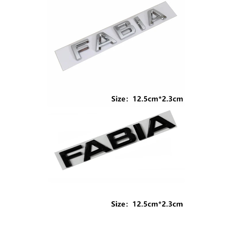 Car Rear Trunk Emblem Stickers Side Badge for Skoda 4x4 Logo Octavia A7 Tour RS Rapid Kodiaq Superb Kamiq Yeti Karoq Accessories